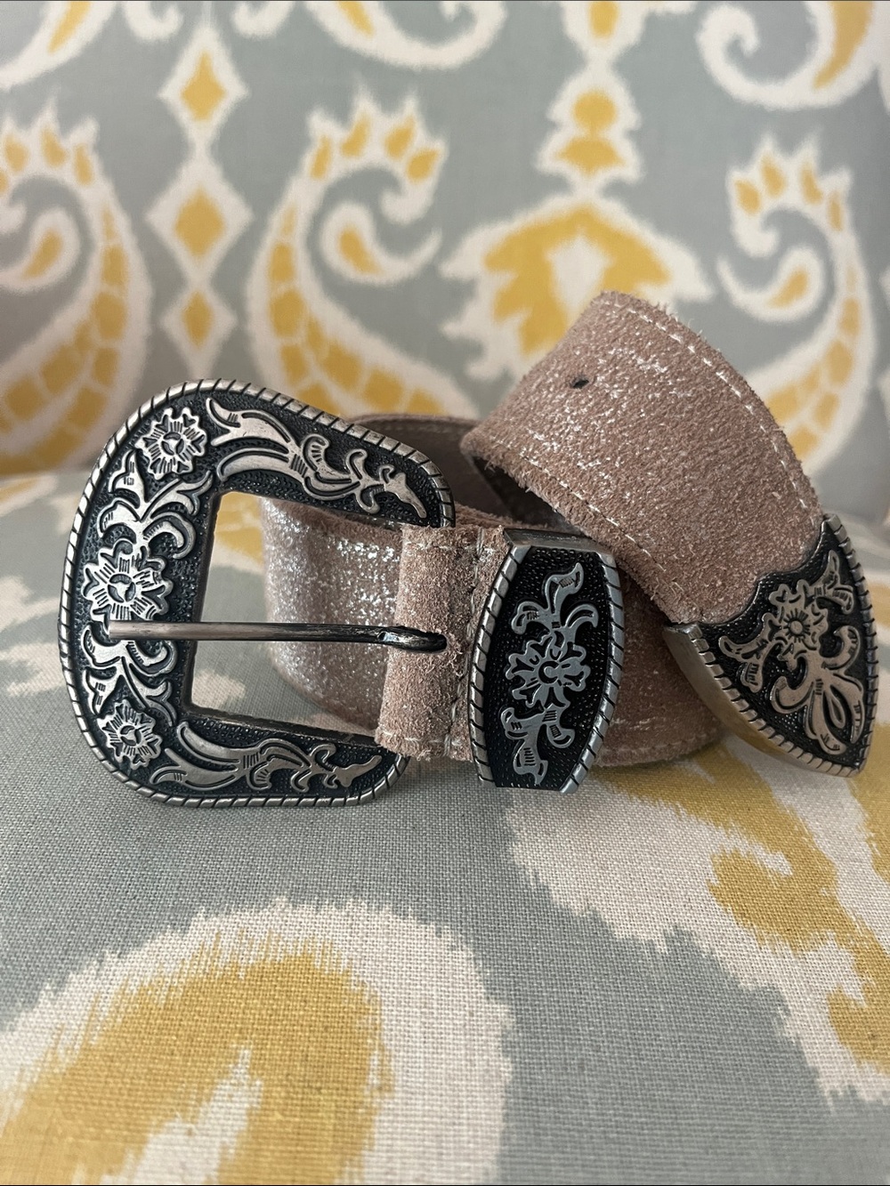 Free People Black Rock Western Belt